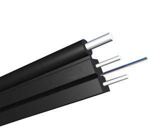 Modo del cordón de remiendo de la fibra óptica de 2 bases solo, cable de descenso de la fibra óptica de FTTH