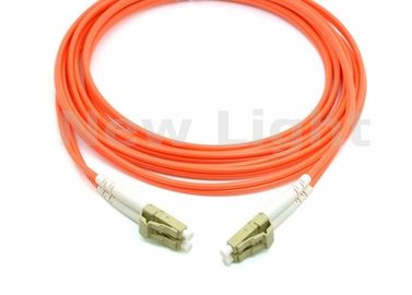Cable de fribra óptica dual anaranjado del LC LC, cable de fribra óptica a dos caras con varios modos de funcionamiento para la red