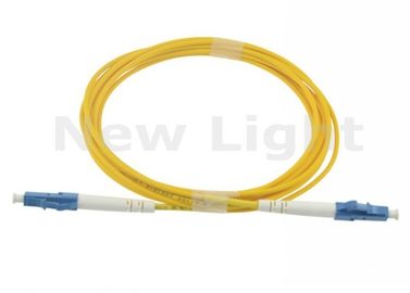 diámetro del simplex 3.0m m de los cables de puente de la fibra óptica del solo modo de 3M LC UPC para el LAN