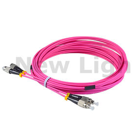 transmisión de datos 100G FC al cable a dos caras con varios modos de funcionamiento del cordón de remiendo de la fibra de FC OM4