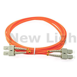 3 metros de SC - cable multi OM2/OM3/OM4 50/125 2,0 del duplex del cordón de remiendo de la fibra del modo del SC