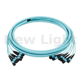 MPO - el varón de MPO/femeninos aviva hacia fuera el cordón de remiendo de fibra óptica del solo modo del cable de MPO MTP