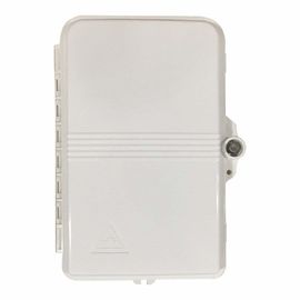 Adaptador del SC de la base de la caja 8 de la terminación de la fibra óptica del ABS CATV con el color blanco