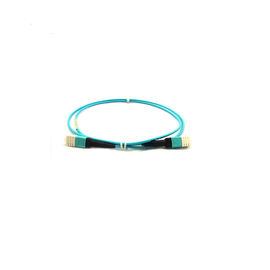 OM3 tipo de cable multi del modo MPO MTP color azul de la base de B 8 con revestimiento de 125 micrones