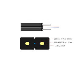 La fuerza de alta resistencia ligera FTTH del cable de fribra óptica G652D proyecta el uso