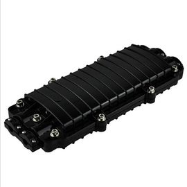 Tipo horizontal negro caja común 24 - de /PPT del ABS de la fibra óptica fibra 96 con empalmar