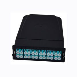 2x MPO-12 al duplex de 12x LC, mecanografían A, 24 casetes del solo modo FHD MPO de las fibras OS2