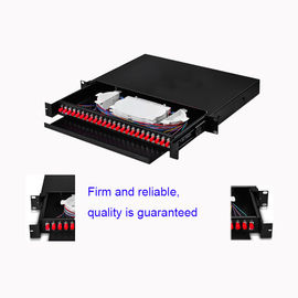 El panel de remiendo de la fibra óptica de Black Box, cableado interior del recinto de la fibra