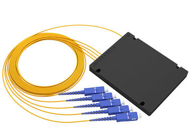 Divisor para el cable de fribra óptica, divisor de Digitaces del Plc de la fibra modificado para requisitos particulares