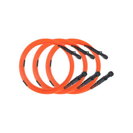 Cables con varios modos de funcionamiento del remiendo de la fibra óptica de MTRJ, cordón de remiendo a dos caras de la fibra óptica
