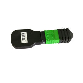 atenuador de fibra óptica verde femenino del Loopback del solo modo de 3db Mpo para 12 fibras