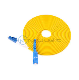 Cordón de remiendo de fibra óptica azul de Internet 5G del conector del Sc Lc