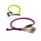 Cable bajo compacto MTP/MPO del PDL MPO MTP - el LC aviva hacia fuera la fibra Jumper Cables de QSFP