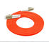 Cordón de remiendo de fibra óptica con varios modos de funcionamiento de FC-LC, PVC anaranjado/LSZH 0,9/2,0/3,0 milímetros de cable