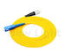 Cable a una cara de la fibra del diámetro del pvc 3.0m m del solo modo del cordón de remiendo de la fibra óptica de FC-SC