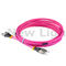 transmisión de datos 100G FC al cable a dos caras con varios modos de funcionamiento del cordón de remiendo de la fibra de FC OM4