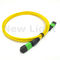 1 m MTP - cordón masculino/femenino de MTP de MPO MTP del cable del solo modo de la fibra de remiendo