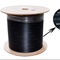Material ULTRAVIOLETA e ignífugo del color negro de la fibra óptica de descenso de la base al aire libre del cable 2 de LSZH