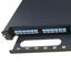 Puerto negro del panel de remiendo de la fibra óptica del duplex del parte movible del LC 24 para la caja de distribución 1U