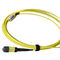 MTP al cable de salto del PVC del cable/G652D del tronco de cable del duplex MPO MTP de Uniboot 4 X LC