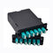 MPO-24 al duplex de 12x LC, tipo AF, 24 casetes con varios modos de funcionamiento de las fibras OM3 FHD MPO