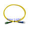 Cordón de remiendo de fibra óptica de PVC/LSZH Lc modo del duplex de la fibra con varios modos de funcionamiento del Lc al solo