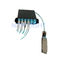 Cordón de remiendo redondo de la fibra óptica del cable MPO del tronco del cable/3.6m m de OM3 OM4 40G-100G MPO MTP