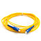 Inflamabilidad óptica del cordón de remiendo de la fibra estándar del SC del IEC que valora el cable de la red de la chaqueta de LSZH