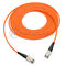 Cordón de remiendo anaranjado con varios modos de funcionamiento de la fibra óptica de la transmisión los 5m FC de Widband