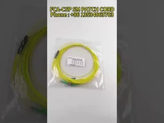 LC Unidadboot OM4 Magenta Cable Duplex Fibra óptica Cordón de parche 50 / 125 Tipo de tira