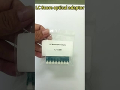 Adaptador de fibra óptica LC dúplex de modo único con diseño Simplex