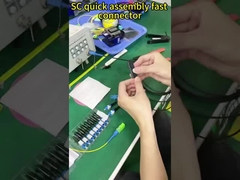 Conector de cable óptico SC UPC de 2,0 mm, 90N, instalable en campo