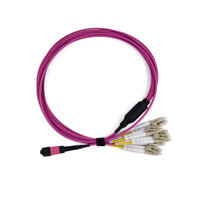 8 / 12/16/24 cables del tronco de las fibras MPO MTP pre terminados para LANS/WANS/FTTX