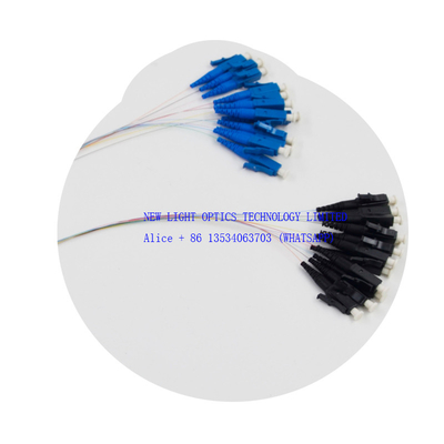 cordón de remiendo de fibra óptica de la conexión de red del 15m MPO femenino al tipo del SC LC