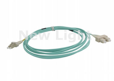 Cable de fribra óptica a dos caras con varios modos de funcionamiento, cable del remiendo de la fibra del SC del LC de la longitud de 3 metros