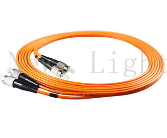 FC - PVC multi de fibra óptica del modo del cordón de remiendo de FC/LSZH 0,9/2,0/3,0 milímetros