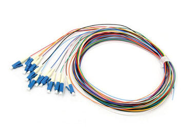 SC de la coleta de la fibra óptica del color el 1m de LSZH 12/E2000/cola de la fibra óptica de FC/del ST