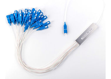 Tipo PLC 1 del conector 1x32 del SC mini en 32 hacia fuera el divisor de fibra óptica los 0.5M