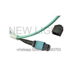 MTP/MPO - cable de fribra óptica OM3/OM4 con varios modos de funcionamiento de la base del duplex 12 del LC