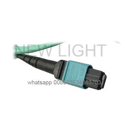 MTP – cable del arnés del desbloqueo de la fibra OM3 del duplex 12 de LC/UPC con el conector de pequeñas pérdidas