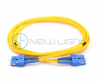 Cordón de remiendo de larga distancia del SC UPC del duplex 40G de Catv de Internet de la transferencia
