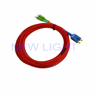 Cordón de remiendo con varios modos de funcionamiento de la fibra óptica del SC Uniboot de RoHS LSZH 2,0 milímetros