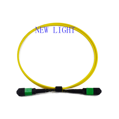comprar El PVC del cable OM3 del desbloqueo de la fibra de MTP MPO modificó para requisitos particulares para la red de comunicación de datos online manufacture