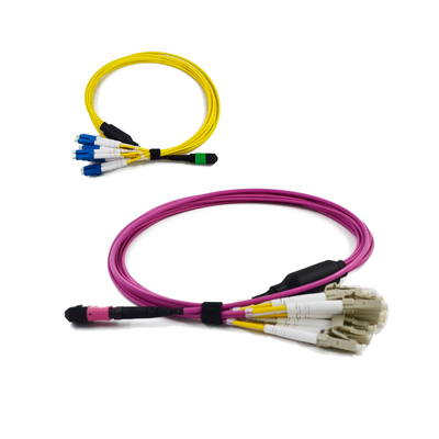 comprar Cable bajo compacto MTP/MPO del PDL MPO MTP - el LC aviva hacia fuera la fibra Jumper Cables de QSFP online manufacture