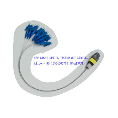 comprar Cable MPO MTP OM3 Multimodo de 8 núcleos con polaridad B hembra para transmisión de datos de alta velocidad online manufacture