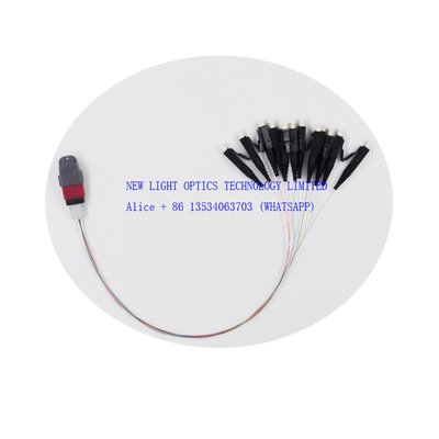 comprar El cordón de remiendo de fibra óptica OM3 con ≥1000 mide el tiempo de la inserción y durabilidad de la tracción online manufacture