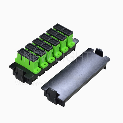 comprar 19 pulgadas de panel de fibra óptica montado 24 núcleo para la red Leviton online manufacture