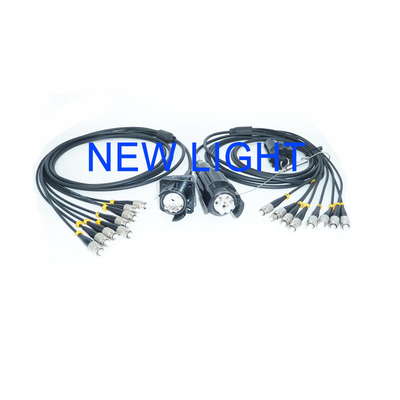 comprar Odc-Odc 4 núcleos 5 mm Cordón blindado de parche de fibra óptica Inodoro para exteriores para FTTA online manufacture