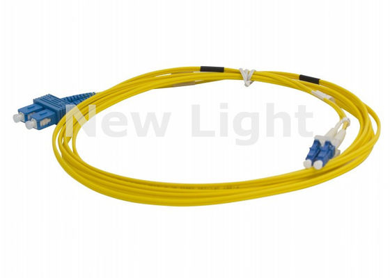 comprar Cable de conexión de fibra óptica dúplex LC-SC de 9/125 µm con cubierta de PVC de 2,0 mm para conexiones estables online manufacture