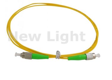 comprar FC/APC - modelo de fibra óptica del cordón de remiendo de FC/de APC solo cable del amarillo del PVC de 9/125 simplexes online manufacture